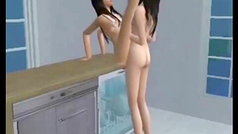 3d Futanari Home Fucking