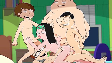 American Step dad Parody – Hayley Gangbang