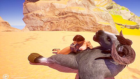 Big Tit Shey Gets Ass Ruined By Massive Minotaur Cock