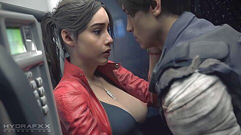 Breathtaking Claire & Her Boyfriend Leon Banging In Public