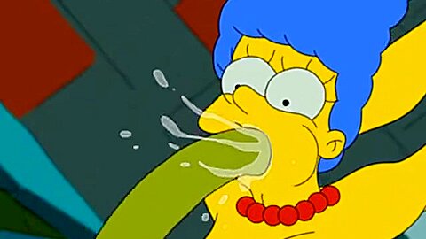 Cheating Marge Simpsons Becomes The Alien Mistress