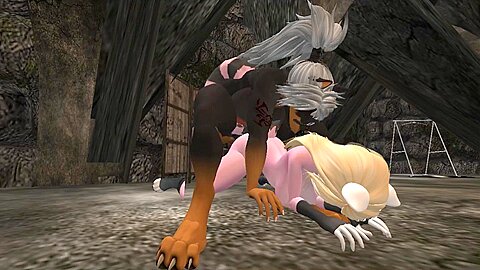 Dobie Meets Pink Red Panda