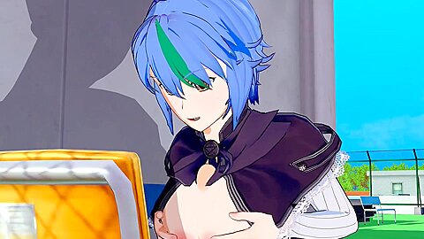 High School Dxd – Xenovia Quarta Fucks After Caught Masturbating