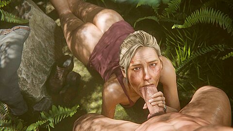 Madruga3d Freina From The First Descendant: Sexy Big White Ass Jerking Off A Huge
