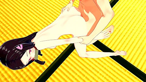 Petite 3d Nezuko Kamado Pounded Against A Wall