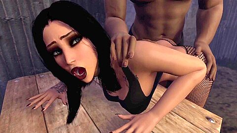 Rough Fucking (goth Girl Deals With A Loanshark) – Car Toon