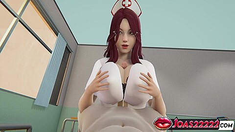 Sexy Nurse Rule34 3d Hentai Big Tits Fuck, Pov Blowjob, And Handjob Service With Cumshot With Car Toon