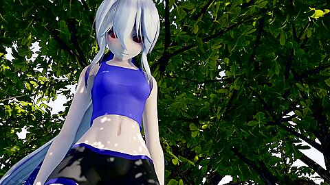 Tiny Blonde Anime Stud Trapped Under Sweet Giantess Sexy Feet