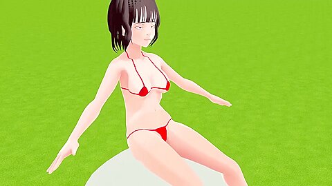 Toyota Nono Wearing A Mostly Naked Micro Bikini