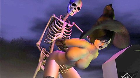 Witches Ball 2 – The After Party – Xxx Skeleton Sex