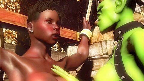Afro Slave Vs Perv Ogre