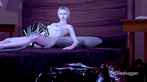 Alien Fucks A Naked Girl In The Dark (3d Porn Cartoon)