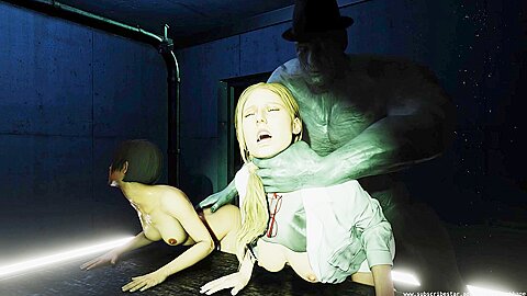 Annette And Ada Vs Mr.x
