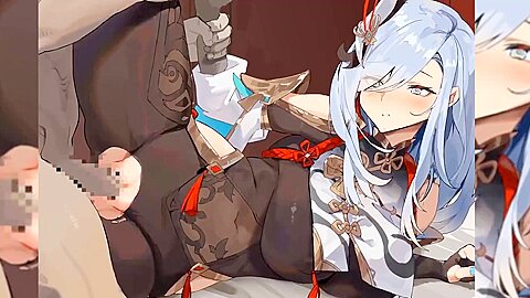 Big-boobed Girl Shenhe From Genshin Impact Gets Fucked In A Porn Cartoon
