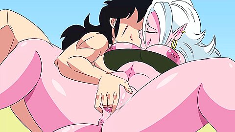 Blonde Android 21 Sucks Yamchas Big Cock In Dragon Ball Porn Parody