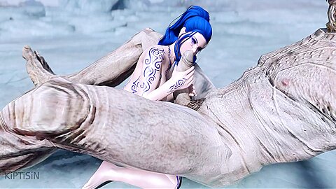 Blue Curvy Girl Warms