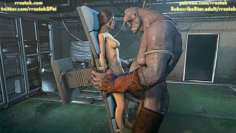 Bound & Naked Gets Fucked By Coach And Cyclop