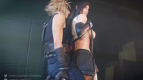 Cloud Strife Fucks Brunette In 3d Porno