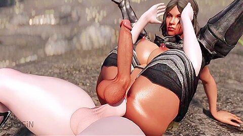 Curvy Futanari Milf Fucks Dark Futa With Her Huge Cock 2