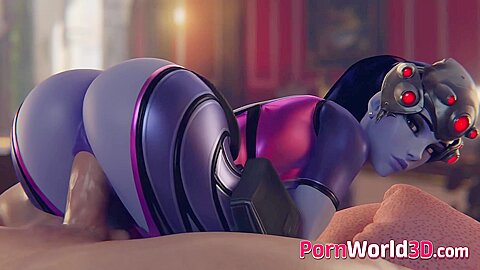 Cute Widowmaker From Video Game Overwatch – Animation C