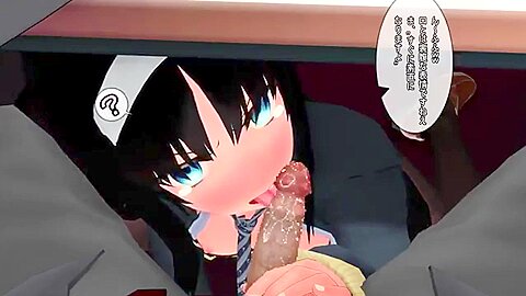 Deep Blowjob Under The Table For The Boss Jav Hentai Porn