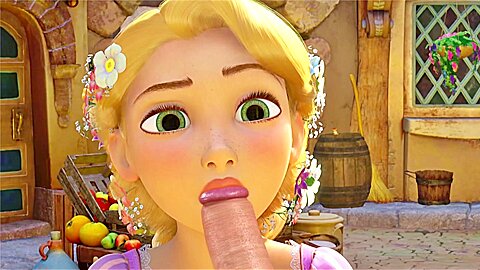 Eager And Petite Blonde Rapunzel Tries Everything In Compilation