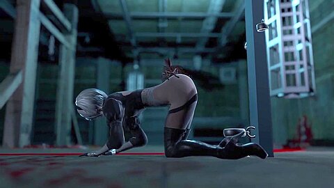 Fly Fucks Tied 2b From Nier Automata Game