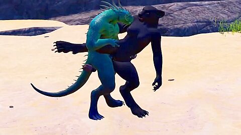 Furry Kitty And The Alien Dragon