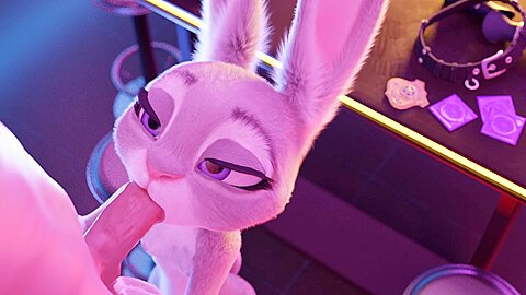 Furry Slut Judy Hopps Caressing Swollen Balls Pov