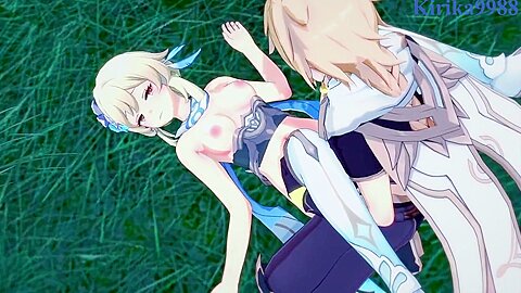 Genshin Impact – Lumine Fucks With Aether