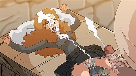 Hagrid Empties His Balls In Hermione