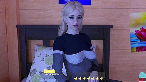 Helping The Hotties #107 Visual Novel Gameplay