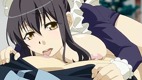 Horny Young Dude Fucking A Dark-haired Maid Hoe