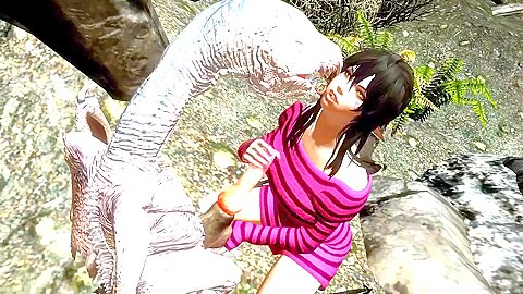 Kemuri Gets Fucked By Two Blind Dracolizards