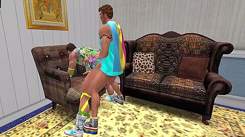Luck Goes To The Barber To Get His Look Done. Petter Gets Horny When He Sees Lucks New Body