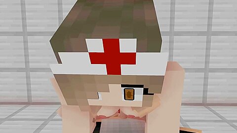 Minecraft Nurse Taking Care Of A Hentai Cock With Her Healing Lips Pov