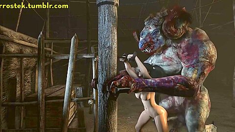 Momji From Dead Or Alive Gets Her Pussy Destroyed By A Monst