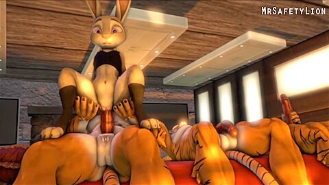 Mrsafetylion Official – Wilde And Hopps Banged By Gazelle And Her Tigers