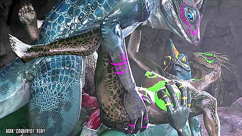 Nurja Double-penetrated : Scalie Pagan Rituals