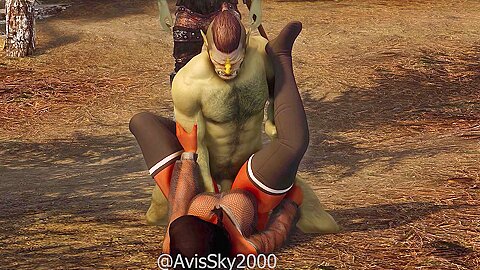 Orc Ambushes Helpless Redguard