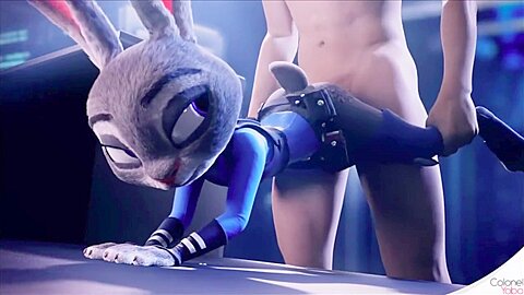 Petite 3d Furry Judy Hopps Taking Human Rod From Behind