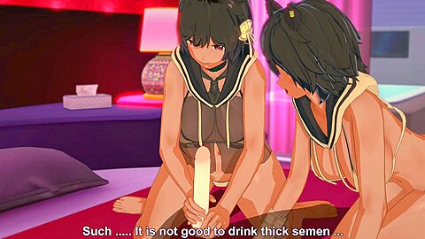Threesome With Egyptian Goddesses