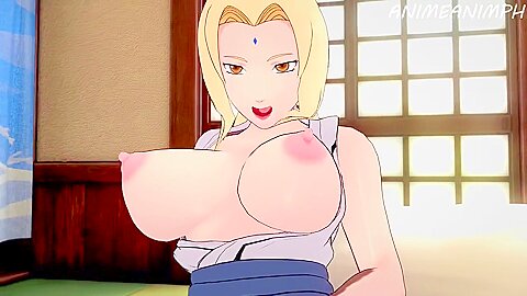 Tsunade Rides Naruto