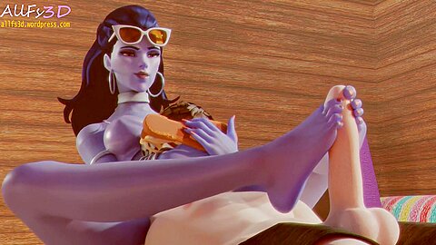 Widowmaker Footjob Another Character From Overwatch