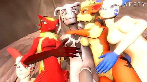 Animated 3d Porn With Pokemon Group Sex