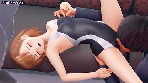 Animated Teenie Gets Toyed