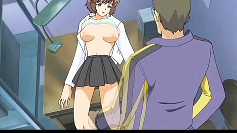 Busty Hentai Girl Fucked Hard Against A Tree