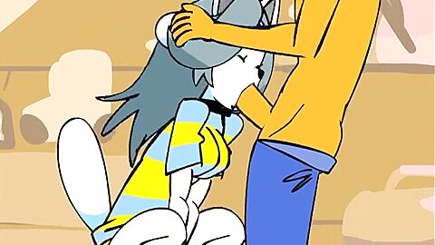 Cute Undertale Hottie Stuffing Her Mouth With Big Rod