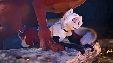 Furry Anthro Prostitute X Feral Dragons