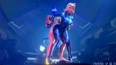 Metroids Busty Blonde Nasty